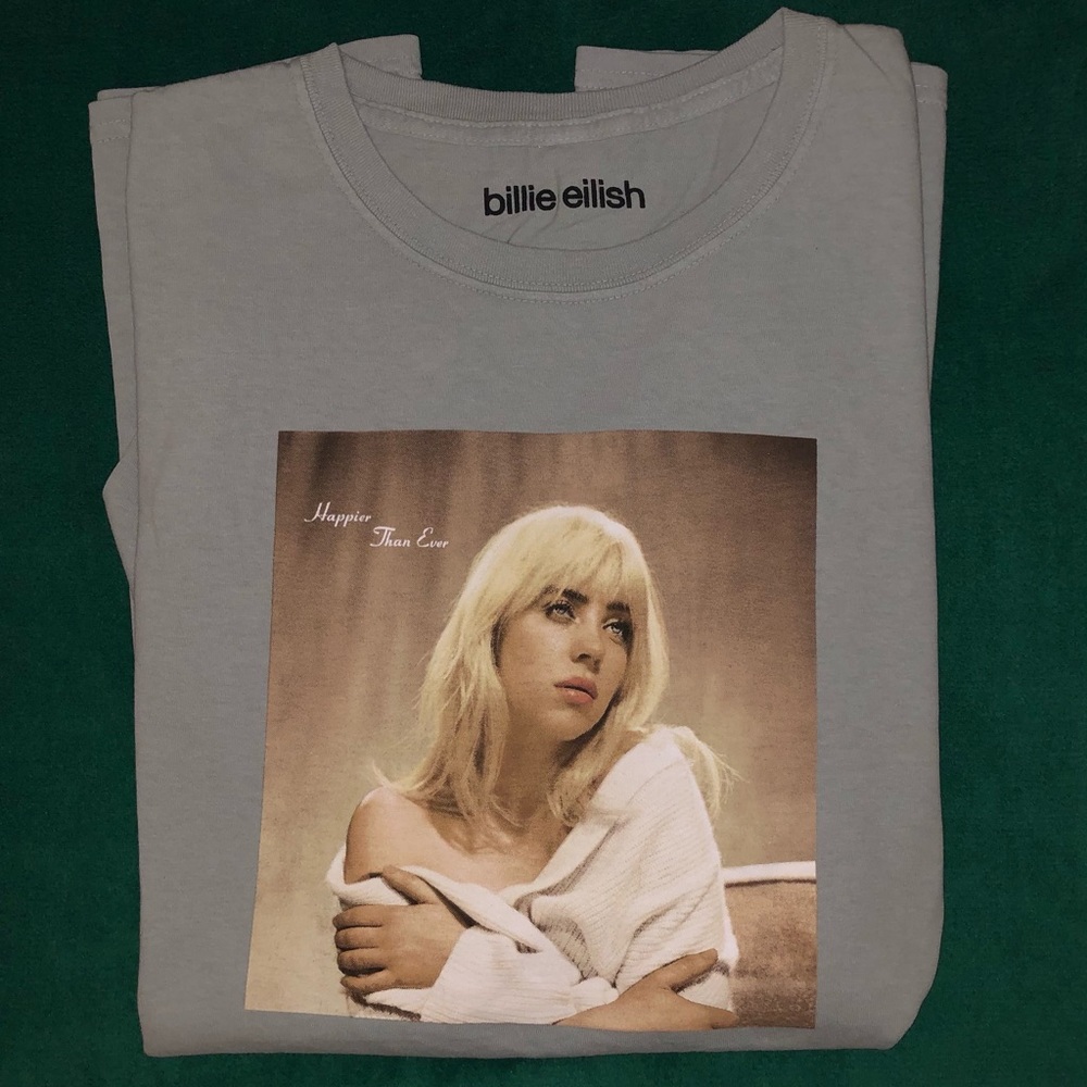 Billie Eilish Happier Than Ever Target Exclusive Green/Mint T-Shirt